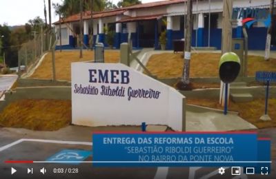 Entrega da reforma na EMEB Sebastião Riboldi Guerreiro