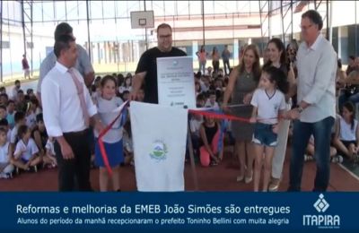 Entrega da reforma - EMEB João Simões