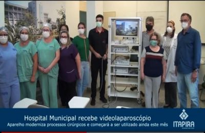 Hospital Municipal recebe videolaparoscópio