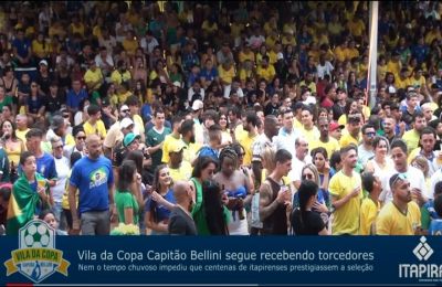 Vila da Copa Capitão Bellini segue recebendo torcedores