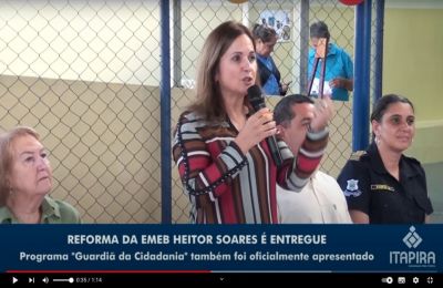 Reforma da EMEB Heitor Soares é entregue